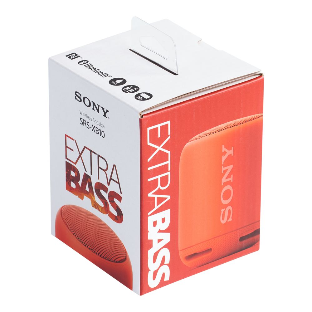 Беспроводная колонка Sony SRS-10, красная