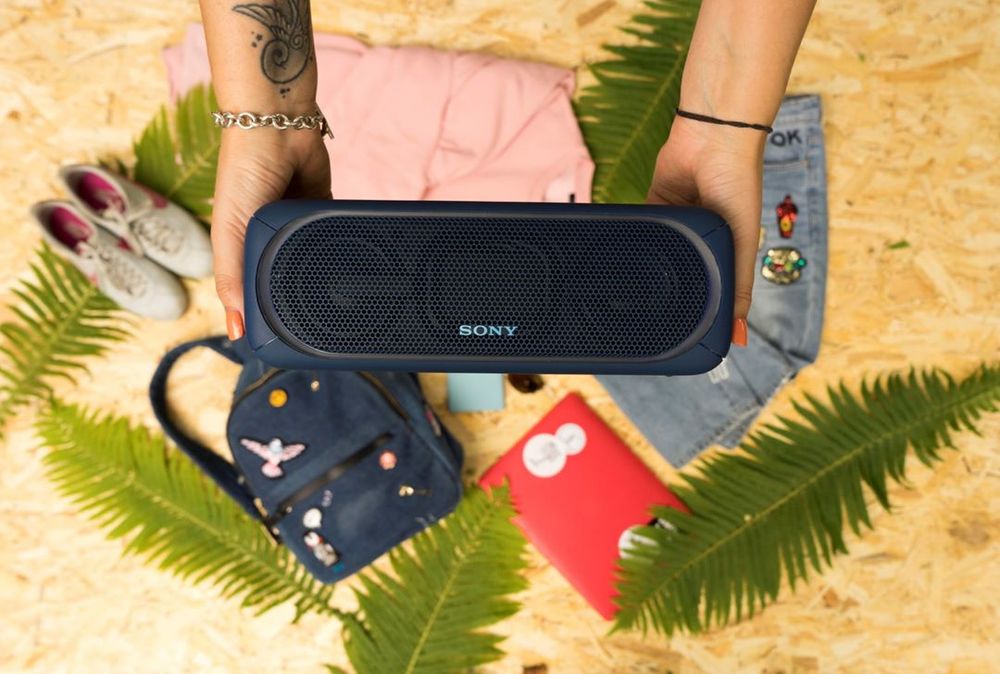 Беспроводная колонка Sony SRS-40, синяя