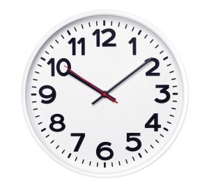 Часы настенные ChronoTop, белые