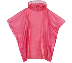 Дождевик-пончо RainProof, красный
