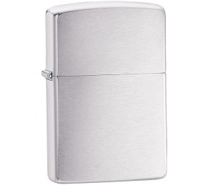 Зажигалка Zippo Armor Brushed, матовая серебристая