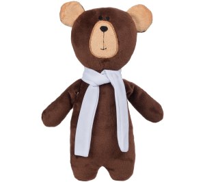Игрушка Beastie Toys, мишка с белым шарфом