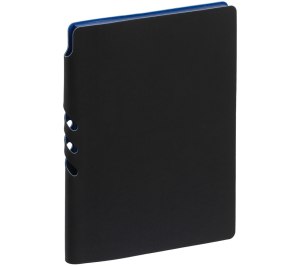 Ежедневник Flexpen Black, недатированный, черный с синим