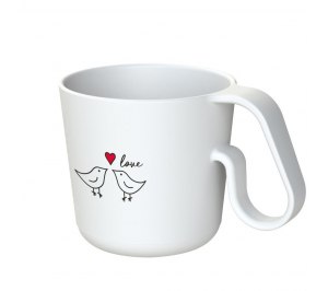 Кружка Bird Love, белая