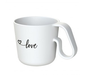 Кружка Love, белая