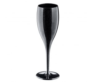 Набор бокалов для шампанского Superglas Cheers, черный
