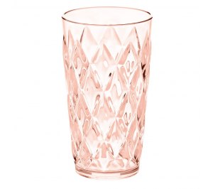Стакан Crystal, большой, розовый