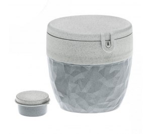 Ланчбокс Club Bento Organic, серый