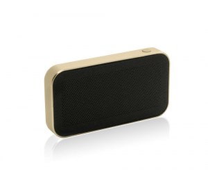 Беспроводная Bluetooth колонка microSpeaker, светло-золотистая