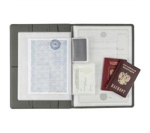 Папка для хранения документов Devon Maxi, серая