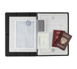 Папка для хранения документов Devon Maxi, черная