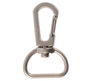 Застежка-карабин Snap Hook, M, серебристая