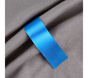 Лента сатиновая Satin 35 XXL, голубая, 220 см