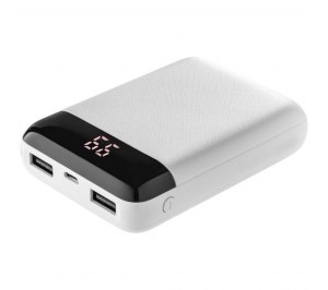 Внешний аккумулятор Uniscend Full Feel 10000 mAh с индикатором, белый
