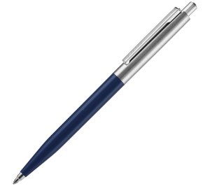 Ручка шариковая Senator Point Metal, ver.2, темно-синяя