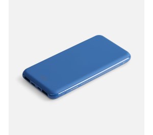 Аккумулятор с беспроводной зарядкой All Day Wireless 10000 мАч, синий