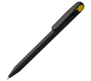 Ручка шариковая Prodir DS1 TMM Dot, черная с желтым