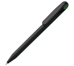 Ручка шариковая Prodir DS1 TMM Dot, черная с зеленым