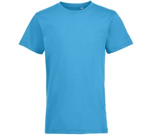 Футболка детская REGENT FIT KIDS, ярко-бирюзовая