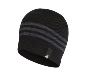 Шапка Tiro Beanie, черная с серым