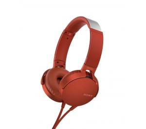Наушники Sony XB-550, красные