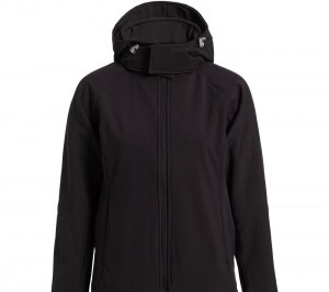 Куртка женская Hooded Softshell черная