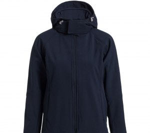 Куртка женская Hooded Softshell темно-синяя