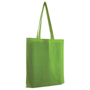 Сумка для покупок из хлопка "Eco"; зеленый