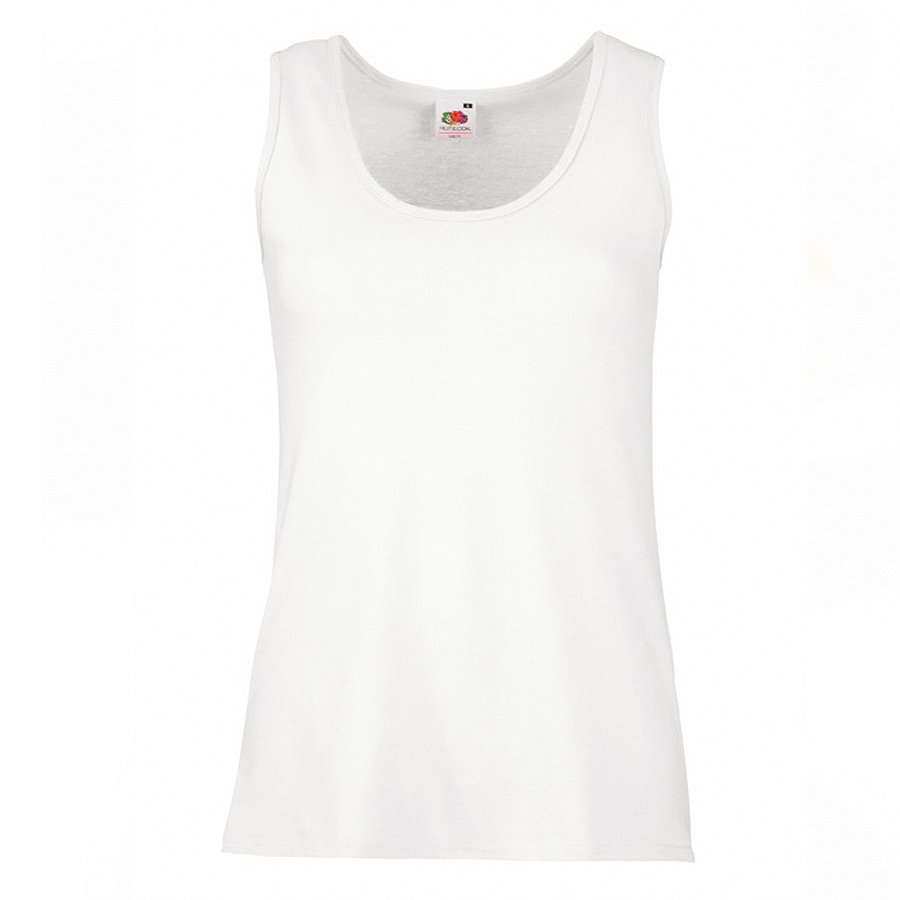 Майка "Lady-Fit Valueweight Vest", белый, 100% х/б, 160 г/м2