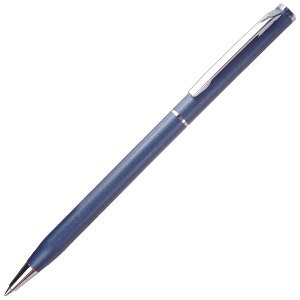Авторучка шариковая SLIM. Синий/хром