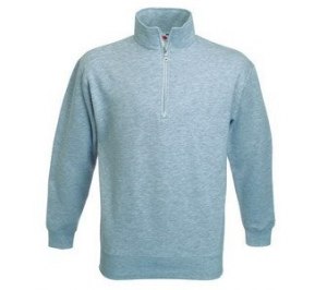 Толстовка "Zip Neck Sweat", серо-лиловый