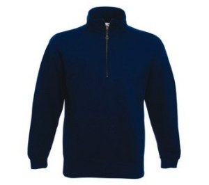 Толстовка "Zip Neck Sweat", темно-синий