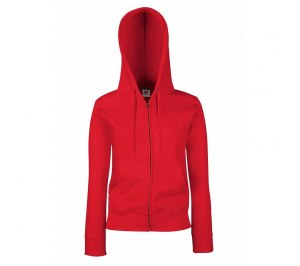 Толстовка "Lady-Fit Hooded Sweat Jacket", красный