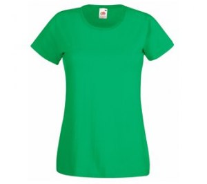 Футболка "Lady-Fit Valueweight T", зеленый