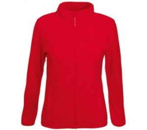 Толстовка "Lady-Fit Full Zip Fleece", красный
