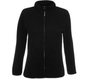 Толстовка "Lady-Fit Full Zip Fleece", черный