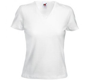  "Lady-Fit V-Neck T", 