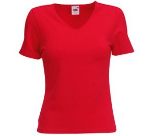  "Lady-Fit V-Neck T", 