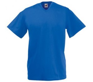 Футболка "Valueweight V-Neck T", ярко-синий