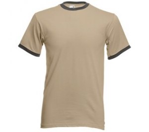 Футболка "Ringer T", цвет хаки с светлым графитом