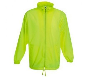 Ветровка "Windbreaker", ярко-желтый, 100% нейлон, 74 г/м2