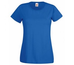 Футболка "Lady-Fit Valueweight T", синий