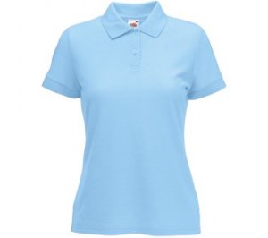 Поло "Lady-Fit 65/35 Polo", небесно-голубой