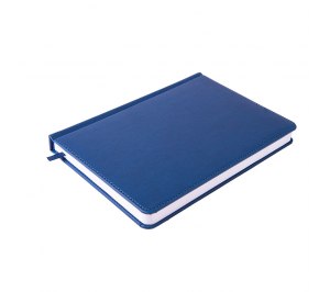 Ежедневник недатированный Campbell, А5,  темно-синий, белый блок
