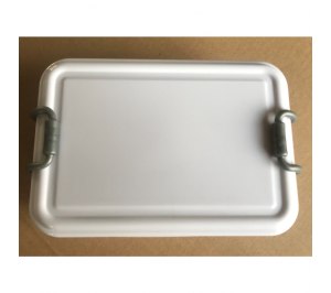 Ланчбокс MEAL, пластик, 2 отделения, 750мл, 178*118*66.5 мм, белый