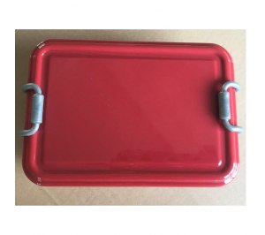 Ланчбокс MEAL, пластик, 2 отделения, 750мл, 178*118*66.5 мм, красный