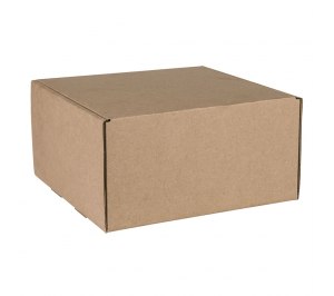 Коробка подарочная BOX, размер 20,5*21* 11см, картон МГК бур., самосборная
