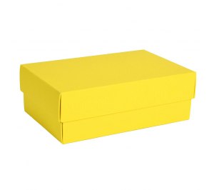 Коробка картонная, "COLOR" 11,5*6*17 см; желтый