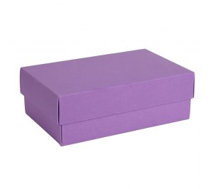 Коробка картонная, "COLOR" 11,5*6*17 см; фиолетовый