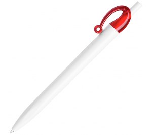 JOСKER, ручка шариковая, красный/белый, пластик